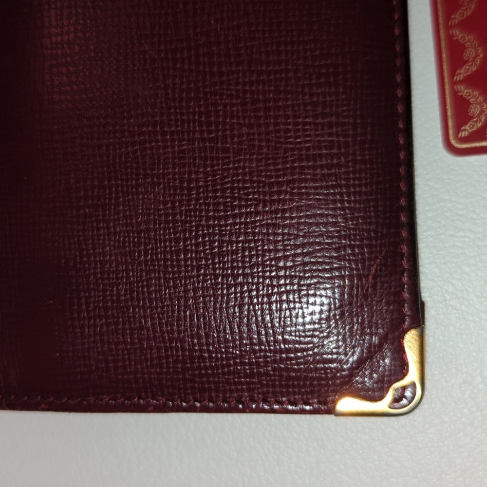 Cartier bourdeaux long wallet with Card - Picture 3 of 16